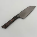 Microtech Santoku 4.2" Live Wire Carbon Fiber/DLC Titanium Bolster Handle w/ DLC M390MK Signature Series 3300B-1DLCTLWCFS