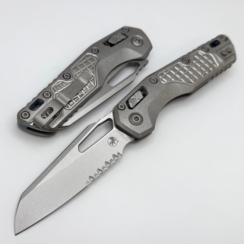 Microtech Marfione Select MSI RAM LOK Frag Titanium Handles w/ Double