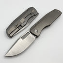 Vero Engineering Nova Mini w/ Stonewash Titanium Handles & Belt Satin M390