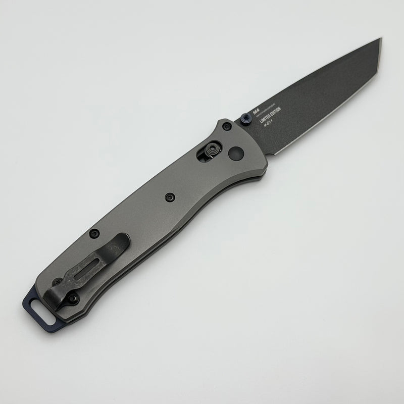 Benchmade Bailout Limited Edition Bead Blast Titanium & Cerakote CPM-M4 537BK-2302 Pre Owned