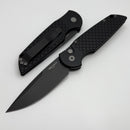 Pro-Tech TR-3 X1 Black “Fish Scale” Handle & Black 154-CM Blade TR-3 X1