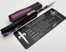 Marfione Custom Atreus w/ Mirror Polish D/E M390MK & Black Aluminum Handle w/ Carbon Fiber & Purple Haze Titanium Accents