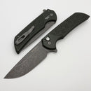 Pro-Tech Mordax Green Nexus Aluminum Handle w/ Black Lip Pearl Button & Acid Wash 20CV