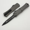 Microtech Knives Mini Hera w/ Natural Clear Handle & Black Full Serrated D/E M390MK 1702M-3NC