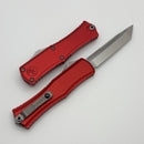 Microtech Knives Mini Hera T/E M390MK w/ Red Handle 1704M-10RD