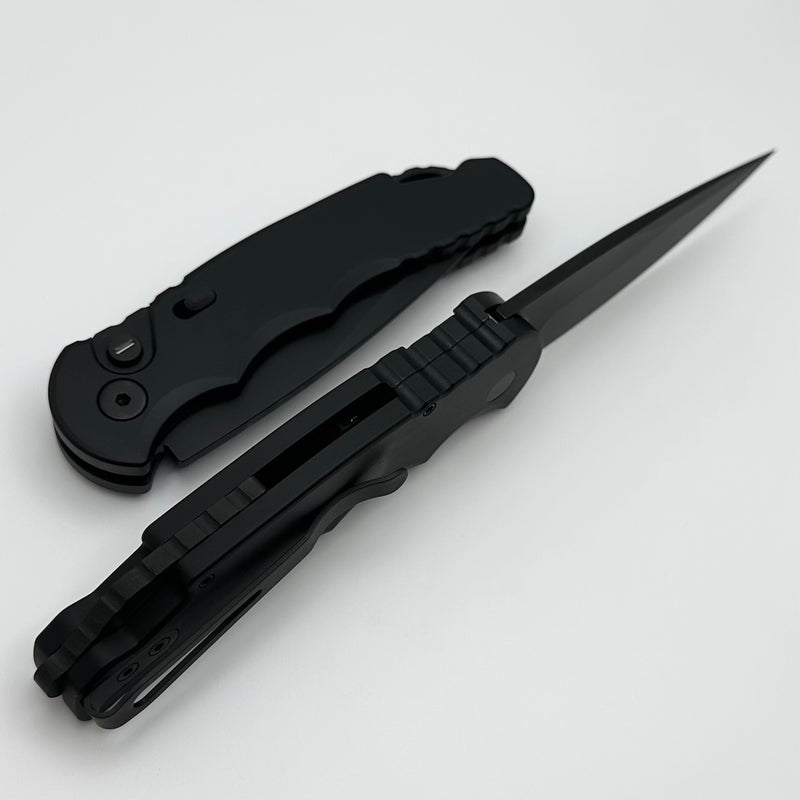 Pro-Tech TR-5 Operator Black Handle w/ DLC S35VN Blade T503-Operator