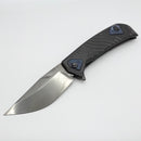 Custom Knife Factory UMMU Dalawa 2 w/ DLC Titanium & Polished DLC M398