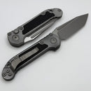 Microtech Knives LUDT Gen III Apocalyptic Tanto Weathered Metal 1136-10APWME