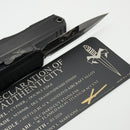 Marfione Custom Knives Cypher II Black Hefted Aluminum Handle w/ DLC Diamondwash D/E & Flamed Accent