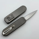 D Rocket Design Smooth 007 w/ Titanium Handle & 2" M390 D/E
