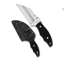 Discontinued Spyderco Ronin 2 Black G-10 Handle & CTS-BD1N Fixed Blade FB09GP2