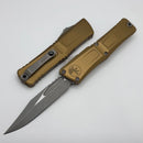 Microtech Knives Combat Troodon Gen III Apocalyptic Bowie w/ Tan Handle 1146-10APTA