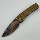 Medford Marauder Full Size Predator Sculpted Titanium Handles w/ 0.26" Vulcan S45 Drop Point