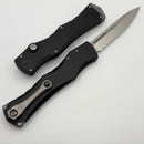 Microtech Marfione Select Halo IV Black Handle w/ Stonewash Serrated Clip Point M390MK 1150-11MS1