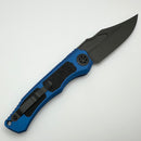 Heretic Knives Wraith Auto V4 w/ Blue Handle & DLC Bowie MagnaCut Blade H002-6A-BLU
