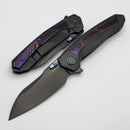 Remette RT Kestrel DLC Titanium Handles w/ Timascus Accents & DLC S35VN RTPO-E