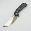 Reate Knives PL-7 Black Micarta Handles & Satin Nitro-V