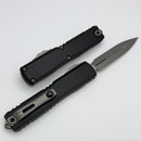 Microtech Ultratech Gen IV D/E Apocalyptic Standard w/ Black Handle 11224-10AP