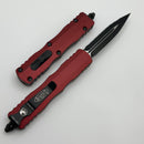 Microtech Dirac D/E Full Serrated & Merlot 225-3MR