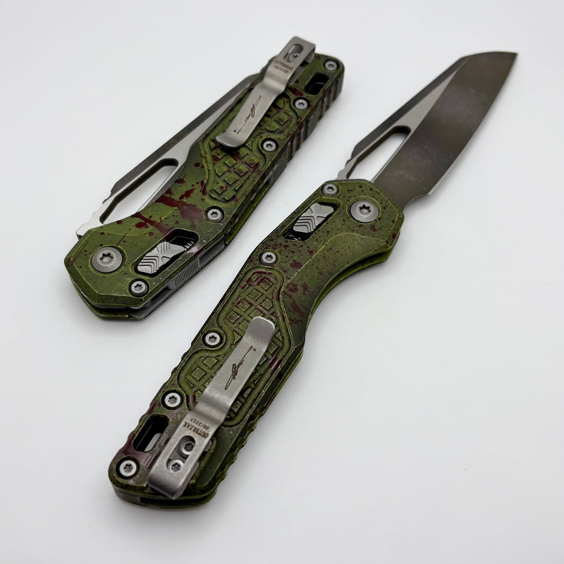 Microtech Knives MSI RAM LOK Outbreak Frag Aluminum & M390MK 210-1FROB