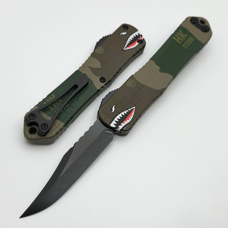 Heretic Knives Manticore E A-10 Edition Grenade Grip w/ DLC Bowie MagnaCut H026BF-6A-A10