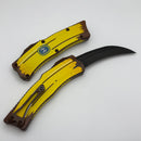 Heretic ROC STABNANA Cel Shade Banana Handles w/ DLC Blade H060-6ACS-NANA