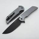 Pro-Tech Mordax Gridlock Gray Aluminum Handle w/ Stonewash MagnaCut NYCKS25.Mordax.1