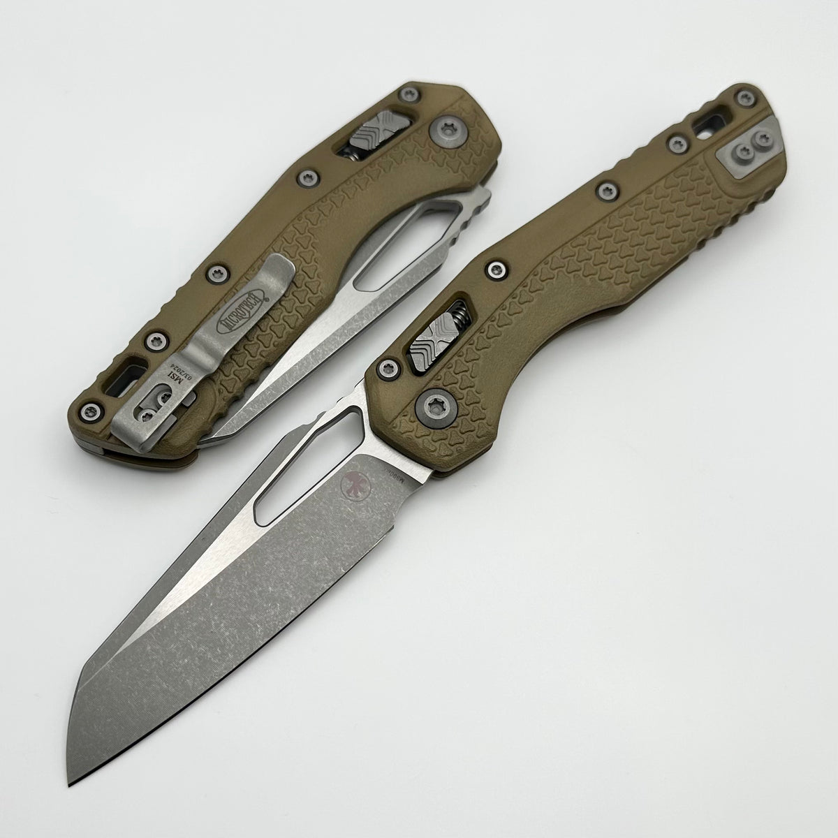 Microtech Knives MSI RAM LOK Dark Earth Polymer & M390MK Apocalyptic S
