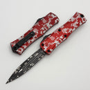Microtech Knives Mini Hera Red Hex Camo D/E M390MK 1702M-1RDHXC