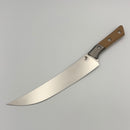 Microtech Butcher Knife Coyote Tan G-10 Handle w/ Titanium Bolsters & Stonewash M390MK 3800B-10CE