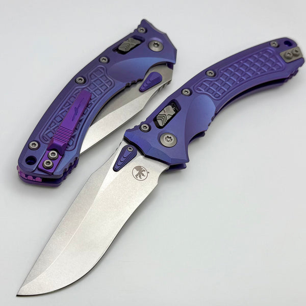 Microtech Marfione Select Amphibian RAM LOK Purple Haze Frag Titanium