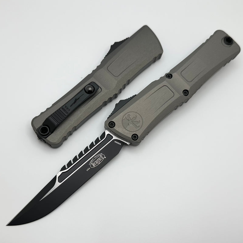 Microtech Knives Combat Troodon Gen III Interceptor Natural Clear Standard Signature Series 1217-1NCS