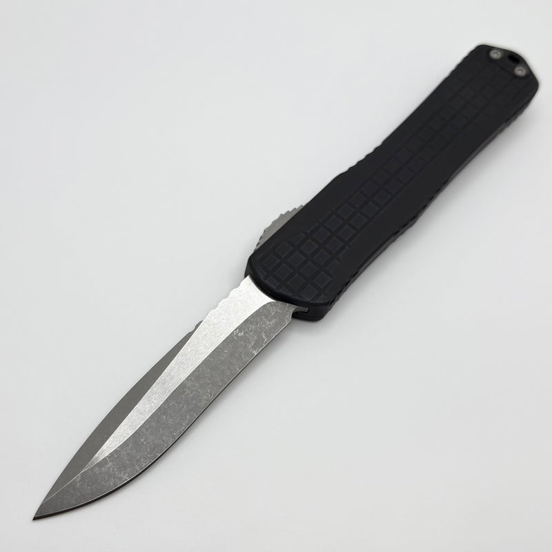Heretic Knives Manticore X Black Frag Handle & Battleworn Recurve MagnaCut H033F-5A