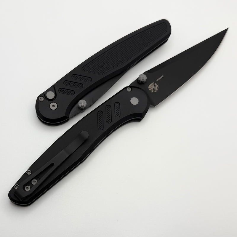 Pro-Tech Avalon Peace Neighbor w/ Knurled Black Aluminum Handle & DLC