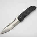 Pre Owned Custom Knife Factory Eagle Rock w/ Black Carbon Fiber & S90V