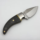 Mechforce Guillot Collab Kestral Fixed Blade w/ Carbon Fiber Handle & M390