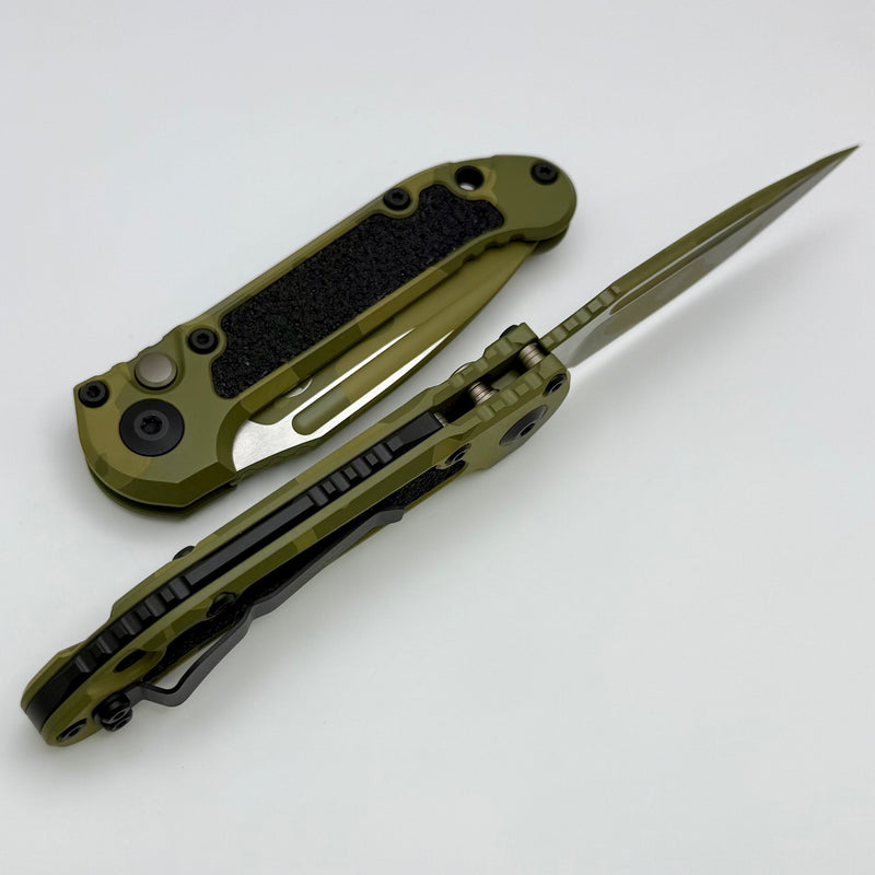 Microtech Knives LUDT Gen III Bazooka Camo Drop Point 1135-1BOCS-Z4