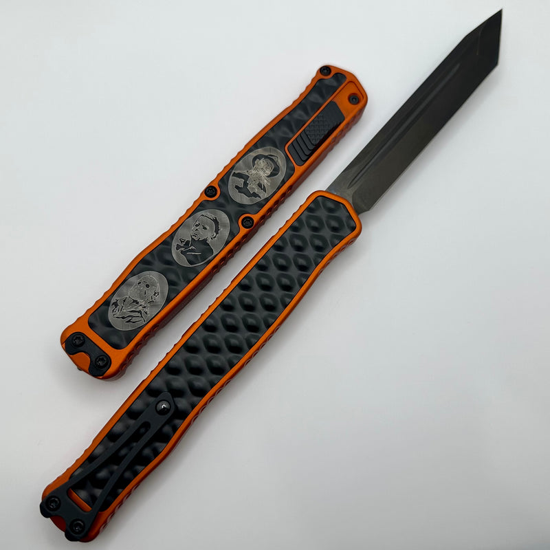 Heretic Knives Cleric II 2 Halloween 23' Orange & DLC Tanto Magnacut