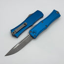 Microtech Knives Mini Hera Apocalyptic S/E M390MK w/ Blue Handle 1703M-10APBL