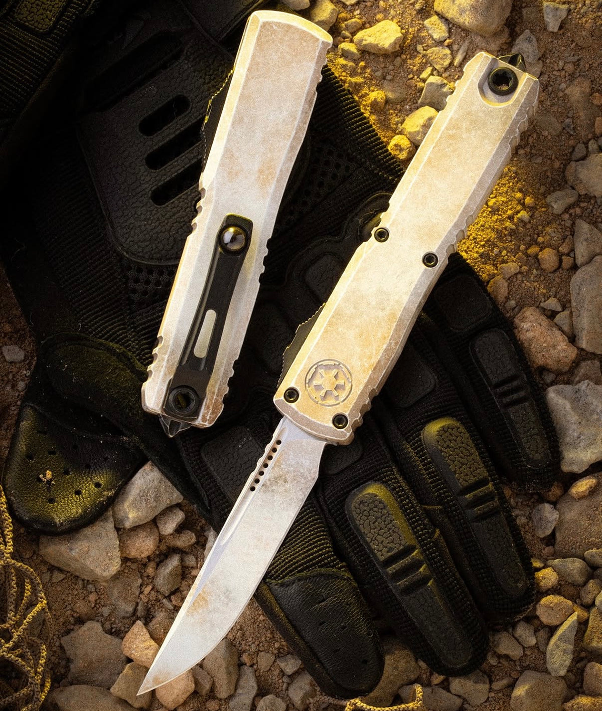 Microtech Ultratech Gen IV S/E Sand Trooper Signature Series 11214-1SA