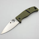 Spyderco Caribbean Black/Yellow G-10 & LC200N C217GP