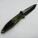 Microtech Socom Elite S/E Full Serrated Auto Tactical w/ OD Green Handles 161A-3OD