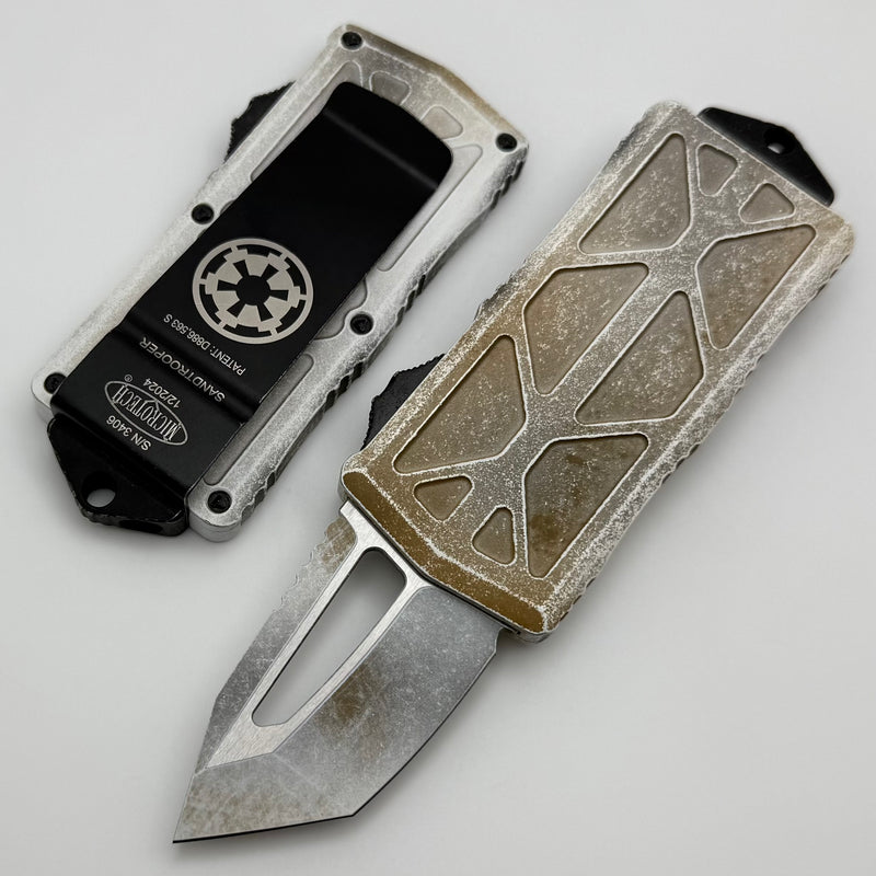 Microtech Exocet T/E Sand Trooper Signature Series 158-1SA