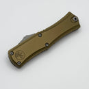 Microtech Knives Mini Hera Apocalyptic Full Serrated Double Edge M390MK w/ OD Green Handle 1702M-12APOD