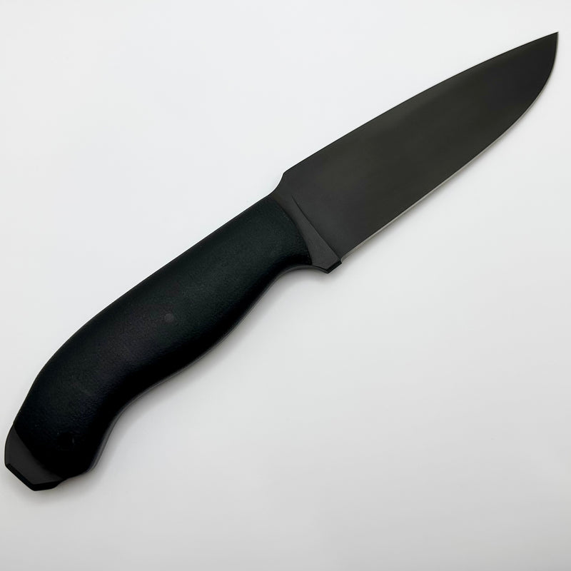 Winkler Knives Drop Point Crusher Black Micarta & 80CrV2 23A69