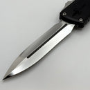 Marfione Custom Combat Troodon LT Gen III w/ Hefted Black Handle & Carbon Fiber Inlaid Mirror D/E