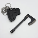 RMJ Tactical Stonewash Mortifier Tomahawk Pendant w/ Black Cerakote