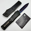 Microtech Marfione Select Combat Troodon LT Gen III w/ Hefted Black Handle & Blued Baker Forge Coppermai D/E 1142-16MS1