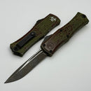 Microtech Knives Mini Hera Outbreak Recurve M390MK Signature Series 1705M-1OBDS