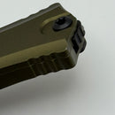 Grenade Blem Microtech Knives Mini Hera Black S/E M390MK w/ OD Green Handle 1703M-1OD